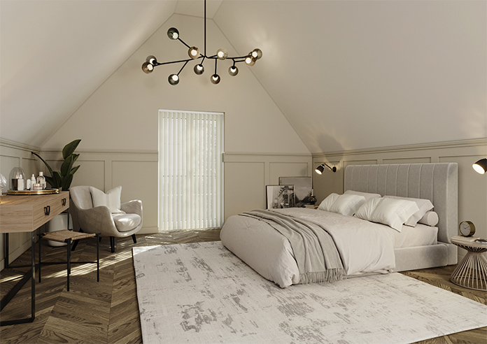 Savona, Classic Chalk - Vertical Blind - Image 6